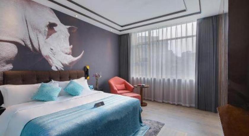 Xana Hotelle-Hotel Luzhou Baizitu Square Buitenkant foto
