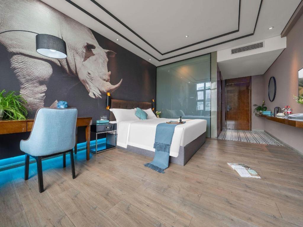Xana Hotelle-Hotel Luzhou Baizitu Square Buitenkant foto